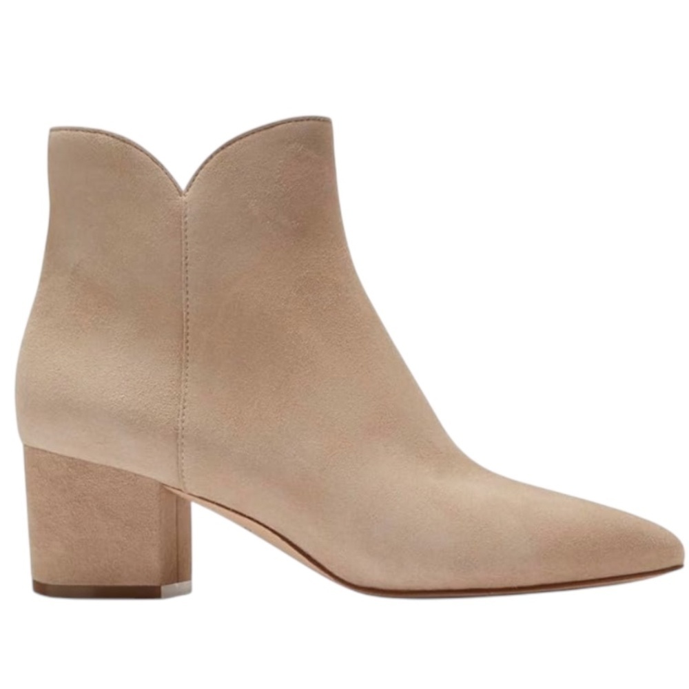Cole Haan Elyse Suede Bootie Taupe Size 5 NEW
